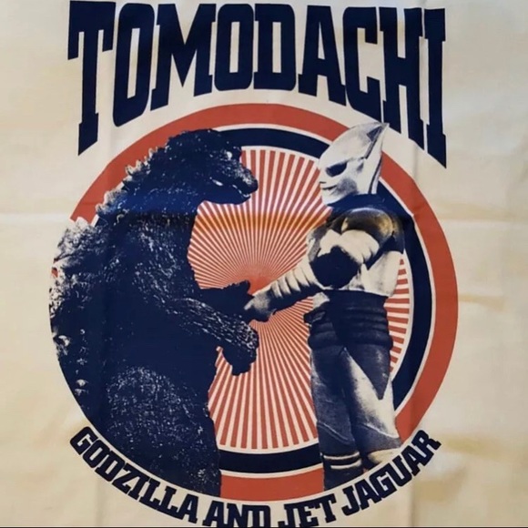 Godzilla Jet Jaguar Tomodachi Tshirt NWT large